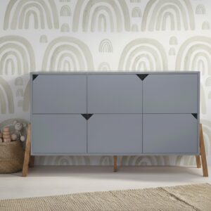 Predalnik / Previjalna miza s šestimi predali Isabella Grey