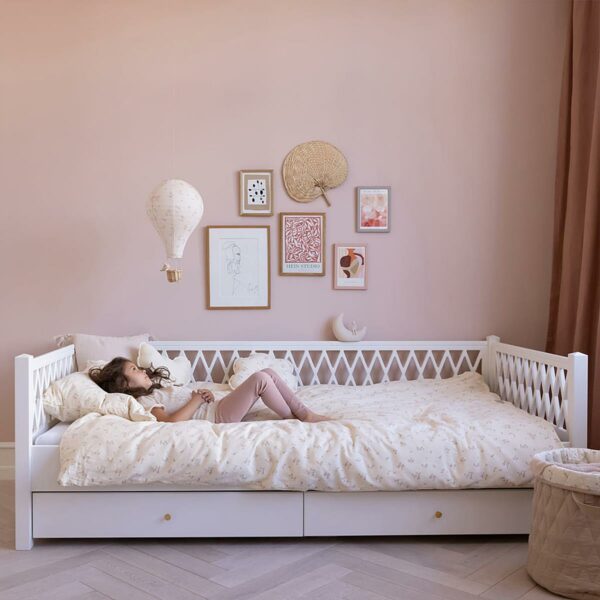 Postelja Harlequin White 90x200