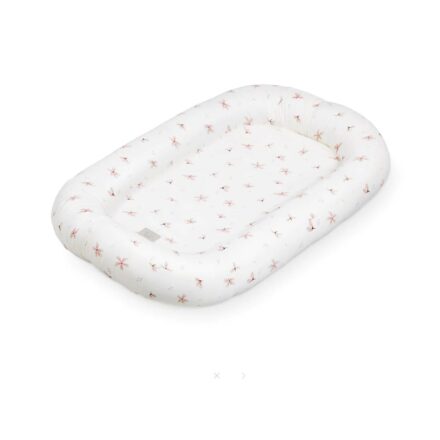 Spalno gnezdo Windflower Creme - dojenček - spanje - varnost - udobje - gnezdo - darilo ob rojstvu (1)