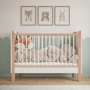 Postelja / Otroška posteljica Ratanica 60x120