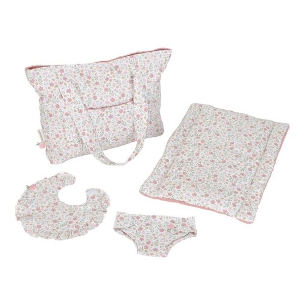 Previjalna torba za punčke Soft Flowers - slika 2