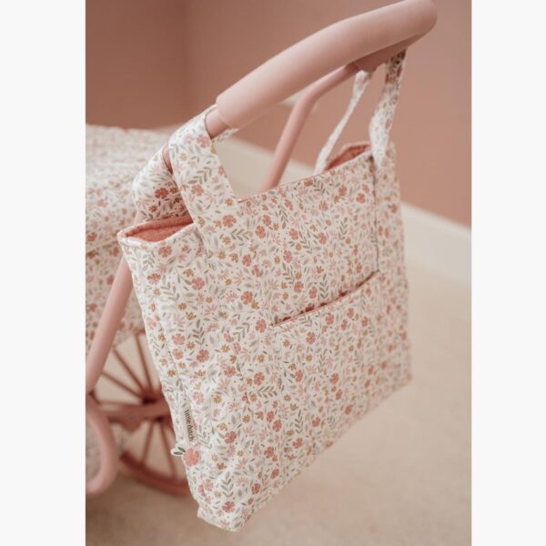Previjalna torba za punčke Soft Flowers - slika 7