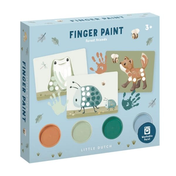 Set za barvanje s prsti Forest Friends