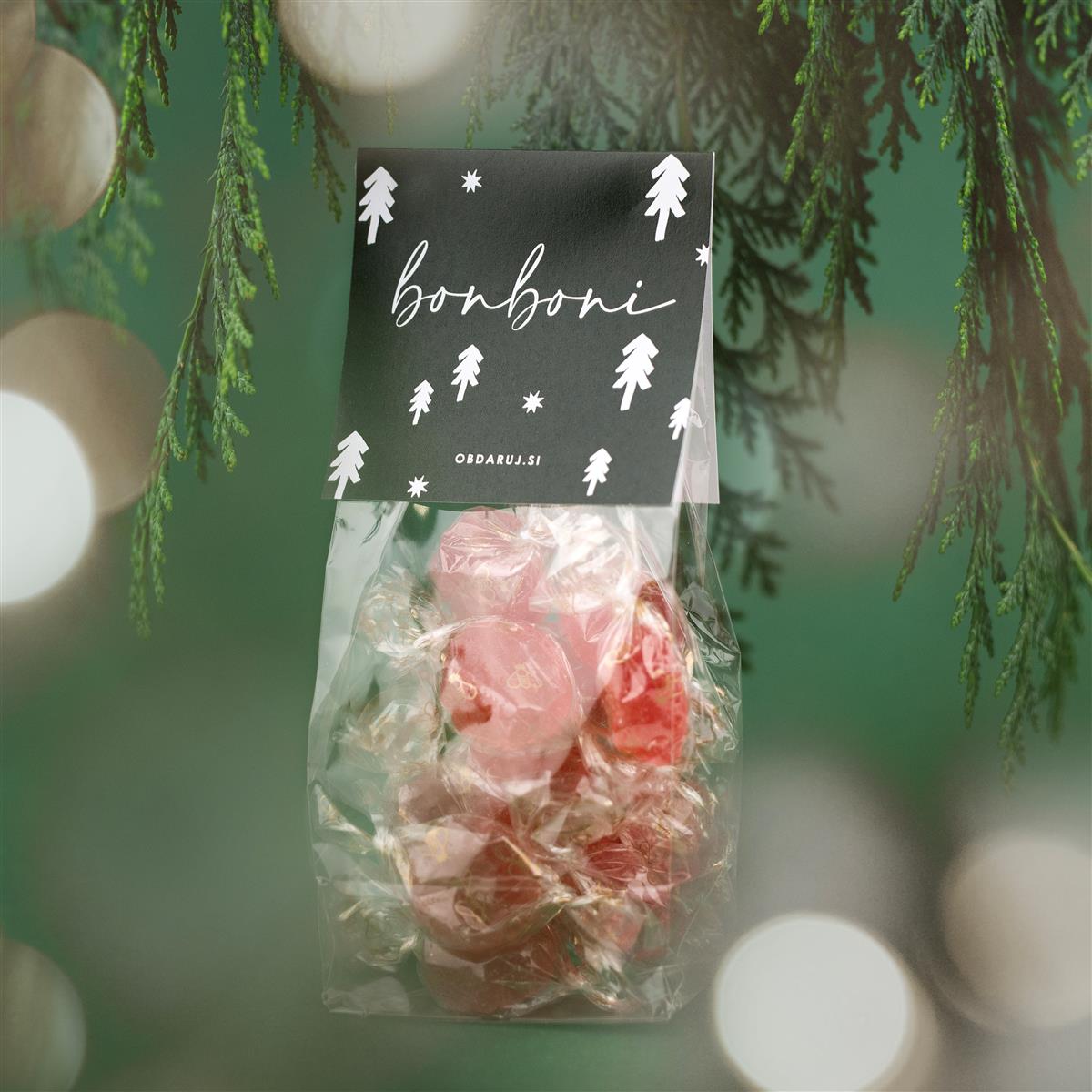 Smrečice, mehki bonboni z medom in malinami